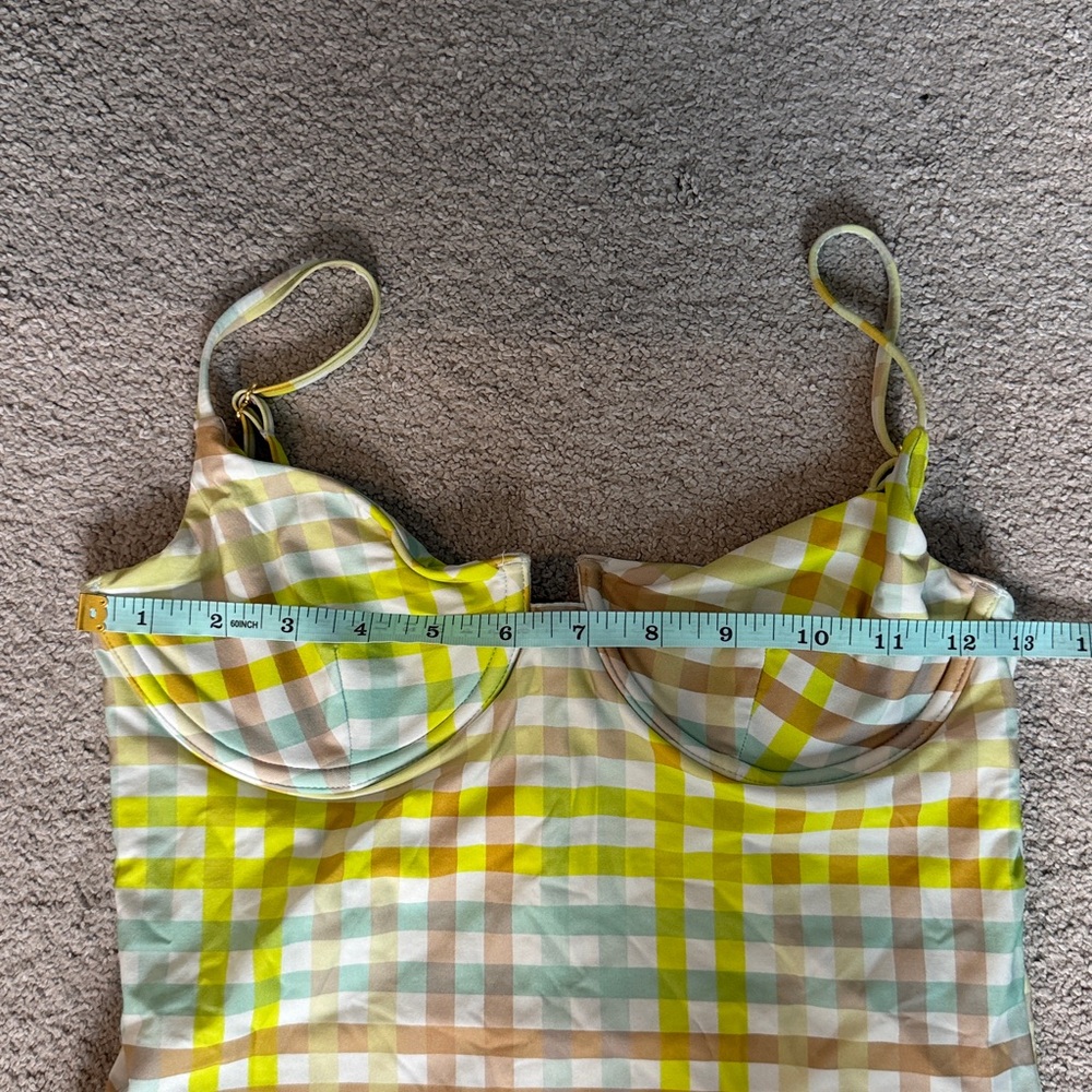 BESTSWIMWEAR x B SWIM Checkmate Jetty One Piece Underwire Bikini Swimsuit - Picture 4 of 5